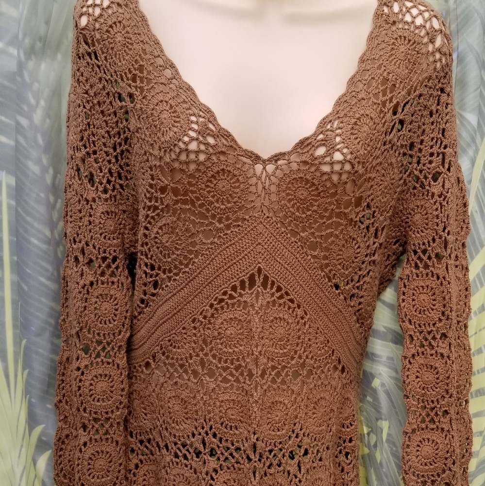Tribal embroidered top